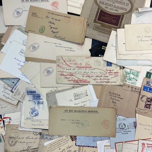 45A - Small range of Great Britain covers few more interesting. Includes; Public Trustee, Airmail etc. Qty... 