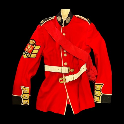 108 - British Scots Guards regimental red dress uniform tunic.