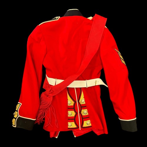 108 - British Scots Guards regimental red dress uniform tunic.