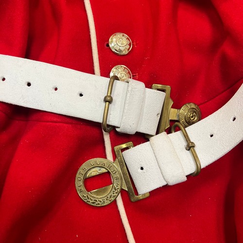 108 - British Scots Guards regimental red dress uniform tunic.