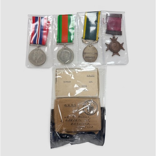 85 - Second World War, C. Howes, a Second World War medal group awarded to 7598529 SJT. C. HOWES. REME in... 