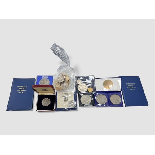 259 - Alderney £1 Silver Proof Coin along with a number of commerorative crowns commemorating the Queens J... 