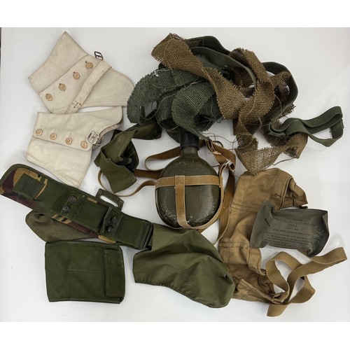 103 - Military water bottle, frog, etc