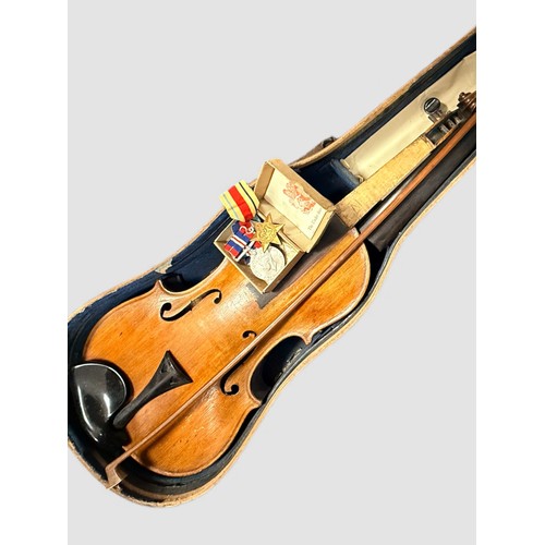 86 - WW2 1939-1945 Star, Africa Star and BWM attributed to 985627 L/Bdr Henri Emile Chalvet Royal Artille... 