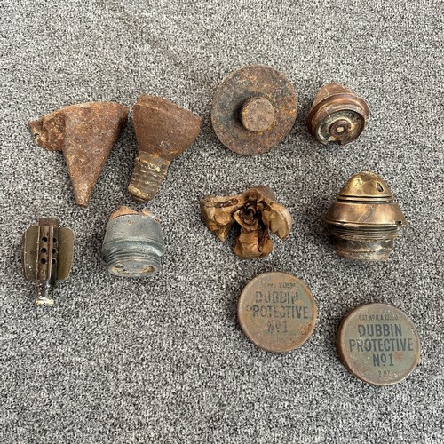 110 - Collection of WWI fuses etc