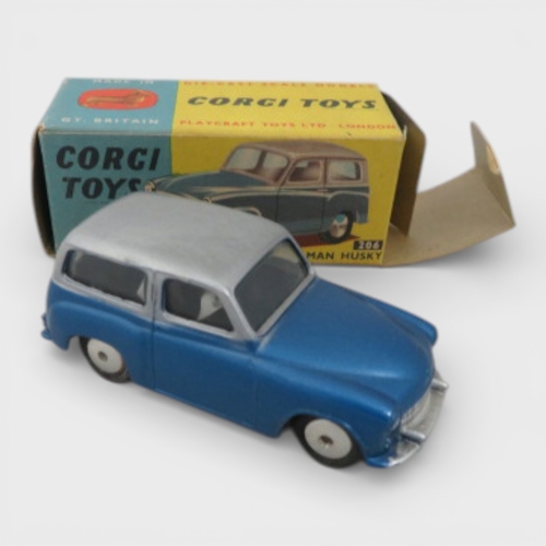 28 - Corgi 1950s onwards collection, with Jaguar 2.4 Litre white No. 204, Ford Consul Classic cream/pink ... 