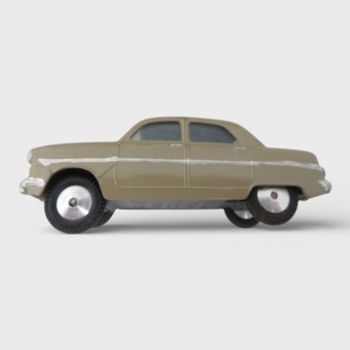 28 - Corgi 1950s onwards collection, with Jaguar 2.4 Litre white No. 204, Ford Consul Classic cream/pink ... 