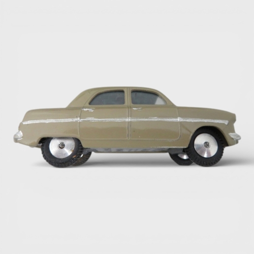 28 - Corgi 1950s onwards collection, with Jaguar 2.4 Litre white No. 204, Ford Consul Classic cream/pink ... 