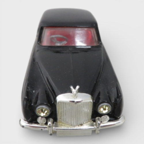 33 - Corgi No. 224 Bentley Continental Sports two-tone black and silver, red interior, grey tyres (spare ... 