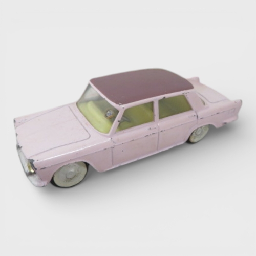 24 - Corgi Italian trio, with FIAT 1800 two-tone blue No. 217, FIAT 2100 two-tone mauve & pink No. 232 an... 
