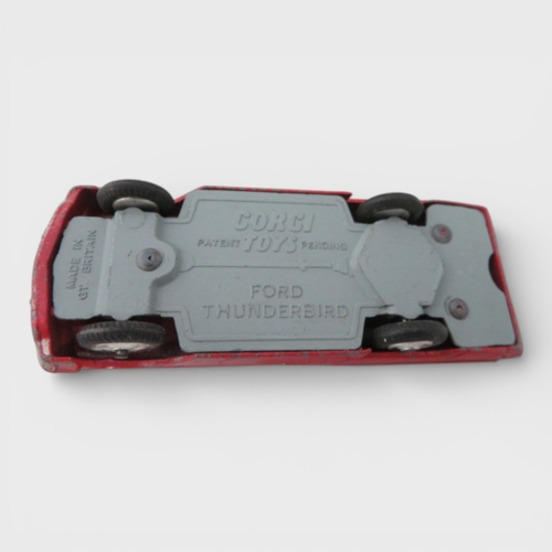 25 - Corgi American collection, with Studebaker Golden Hawk (plated finish) No. 211S, Ford Thunderbird Op... 