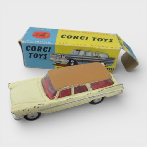 25 - Corgi American collection, with Studebaker Golden Hawk (plated finish) No. 211S, Ford Thunderbird Op... 