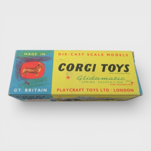 30 - Corgi No. 215S Ford Thunderbird Convertible, red with orange-yellow interior, spun hubs, excellent t... 