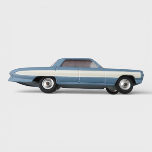 36 - Corgi No. 235 Oldsmobile Super 88, generally excellent in excellent to good plus box, metallic blue ... 