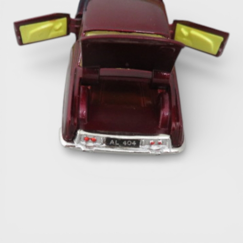 40 - Corgi No. 259 Citroen Le Dandy metallic maroon, lemon yellow interior and wire wheels, generally exc... 