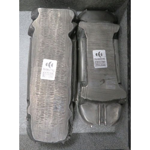 9 - Pewter model collection, mainly Jaguar, with Mark Models (Birmingham), Danbury Mint, etc., generally... 