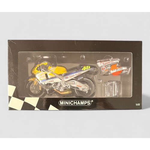69 - Minichamps 1/12th scale Honda NSR 500 2001 Team Nastro Azzuro No. 122 016146, generally excellent in... 