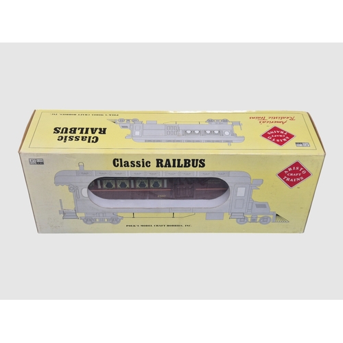 108 - Aristo Craft G gauge Classic Railbus PRR/Pennsylvania maroon 2587 No. ART83106, generally excellent ... 