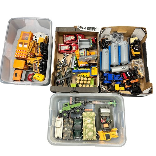 83 - Toys misc. unboxed collection, range of vehicles and scales including Dickie Power Team, generally e... 