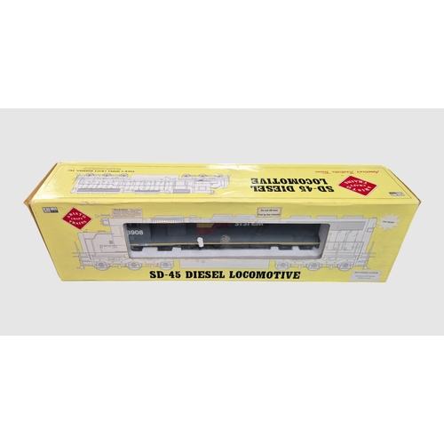 114 - Aristo Craft G gauge (Gauge 1) DCC Ready SD-45 Seaboard System 8908 diesel locomotive No. ART22412, ... 