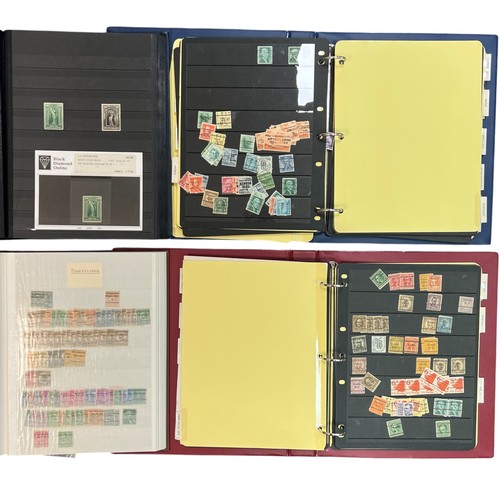 United States of America, three binders of US precancels, organised ...