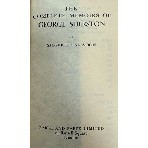 SASSOON, SIEGFRIED. The Complete Memoirs of George Sherston by ...