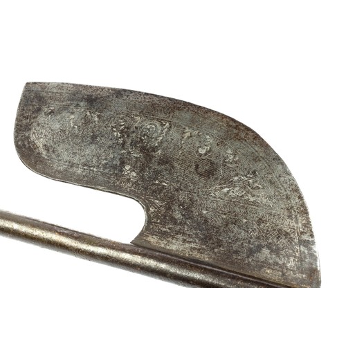 98 - Indian Elephant's Ear Axe.