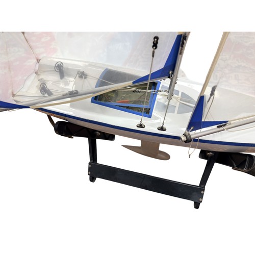 157 - Mini Max 60 remote controlled yacht with Futaba Attack 2ER control system.
BUYER MUST COLLECT OR ARR... 