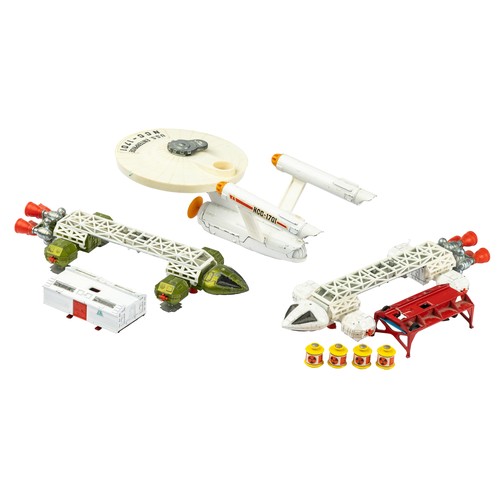 136 - Dinky unboxed range of three models with U.S.S. Enterprise No.358,  