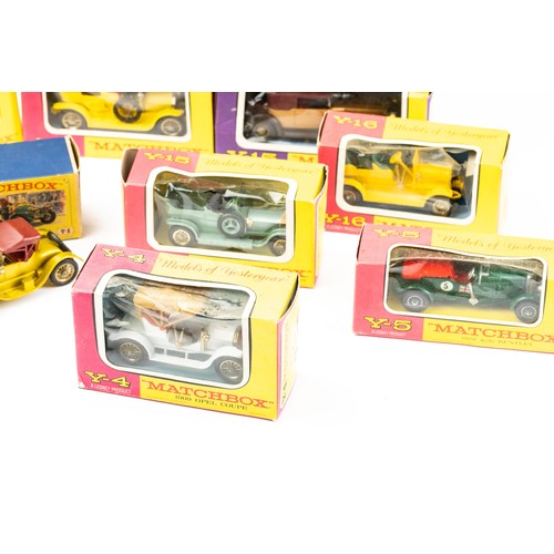 149 - Matchbox Models of Yesteryear of 21 models with 19 in window boxes, a 1911 Renault in an earlier box... 