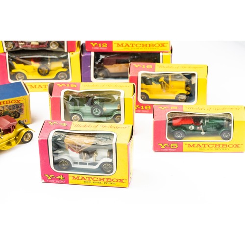 149 - Matchbox Models of Yesteryear of 21 models with 19 in window boxes, a 1911 Renault in an earlier box... 