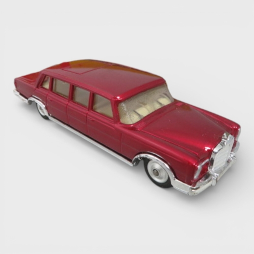 118 - Corgi Nos. 230 & 247 Mercedes-Benz pair, with 220 SE Coupe  black with lemon interior No. 230 and 60... 
