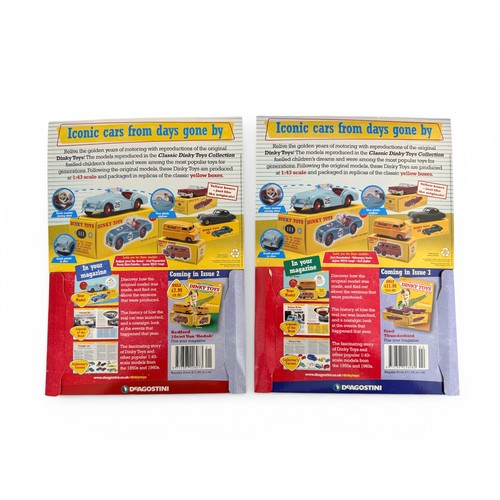 132A - DeAgostini Dinky replica pair with Triumph TR2 Sports No.111 and Bedford 10 CWT VAn 