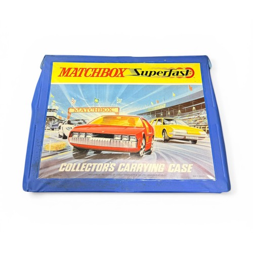 149A - Matchbox set of 49 vehicles in Superfast Collectors Carrying Case, including Volkswagen 1600 TL No.6... 