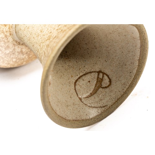 623 - Diane Worthy for Critch Pottery - Diane Worthy for Critch Pottery - five goblets, height 13cm. 
Impr... 