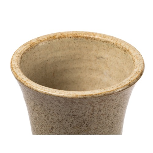 624 - Diane Worthy for Critch Pottery - a tapered vase, impressed CP to base. Good condition. 29cm high.