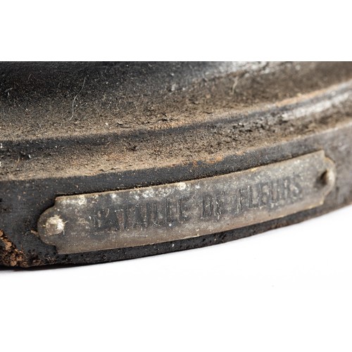 648 - Hippolyte Moreau (French, 1832-1926), pair of spelter 20th Century bronzed spelter dancing lady with... 