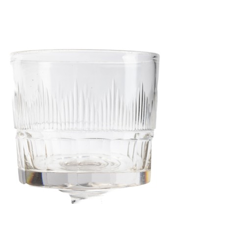 636 - Three antique glasses, includes; antique rummer glass (9cm), Pall Mall Lady Hamilton champagne glass... 