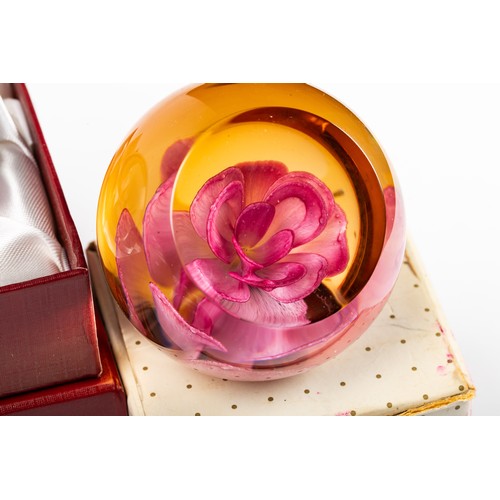 643 - Ten paperweights to include 9 Caithness examples - Fireball, Myriad, Kaleidoscope, Mooncrystal, Life... 