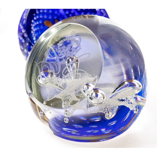 644 - Eight Caithness paperweigts to include four boxed Caithness paperweights, Inferno, Moonflower, Queen... 