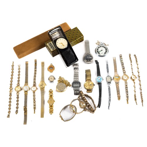 733 - Collection of watches to include a gents Seiko S3 watch, an Ingersoll date watch, a child's Snoopy w... 