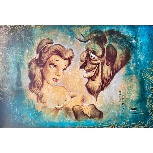 449 - Noah Elias (American, b.1971), 
Certain at the Sun, 
Limited edition Beauty and the Beast canvas, 50... 