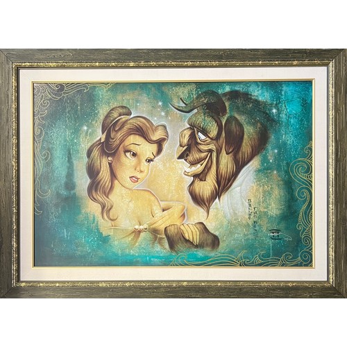 449 - Noah Elias (American, b.1971), 
Certain at the Sun, 
Limited edition Beauty and the Beast canvas, 50... 