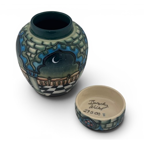 503 - Moorcroft - Jumeriah ginger jar, designed by Beverley Wilkes and and dated 29.5.00. Decorated with a... 