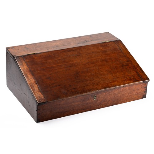 662 - A Victorian mahogany table top desk