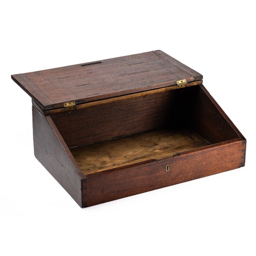 662 - A Victorian mahogany table top desk