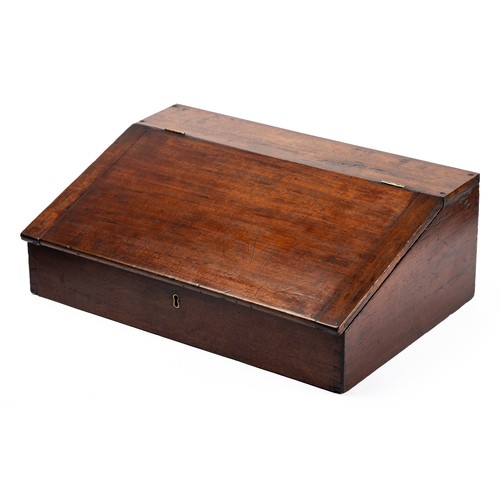 662 - A Victorian mahogany table top desk