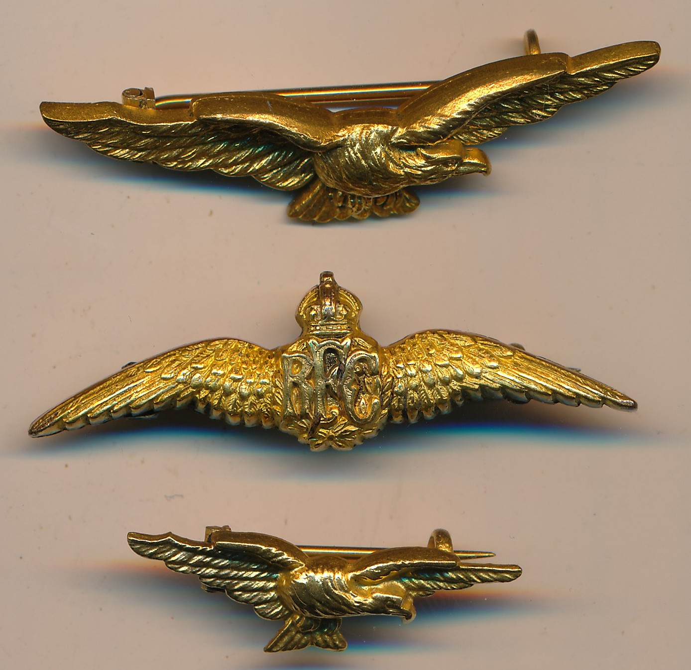 World War Two pair of RAF Pathfinder aircrew pin badges (two sizes ...