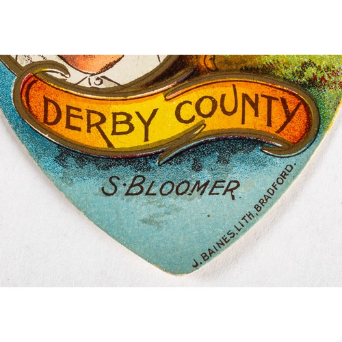 194 - Baines card, S. Bloomer, Derby County, Football icon & England International footballer.
