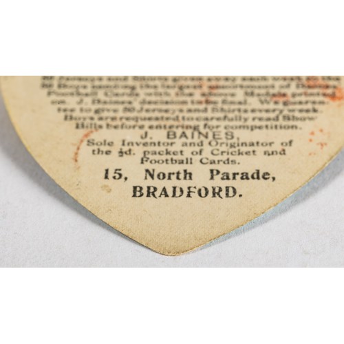 194 - Baines card, S. Bloomer, Derby County, Football icon & England International footballer.